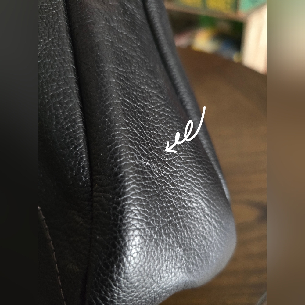Skylar Black Leather Crossbody/Shoulder Bag FOSSIL Minimalist - Picture 7 of 10